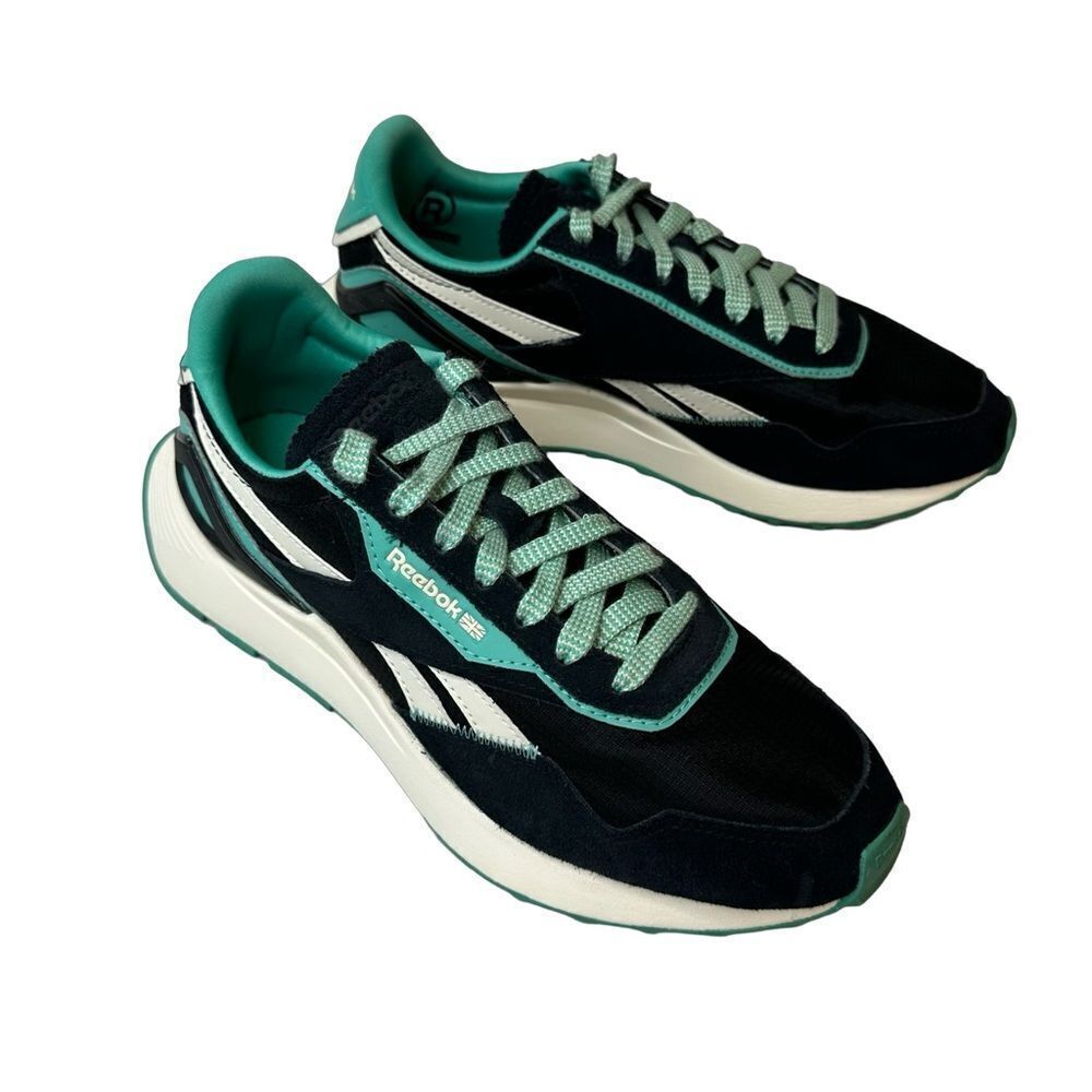 REEBOK Wmns Classic Leather Legacy AZ 'Black Future Teal' Size 8.5